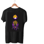 Men's Black Gohan Graphic Printed T-shirt